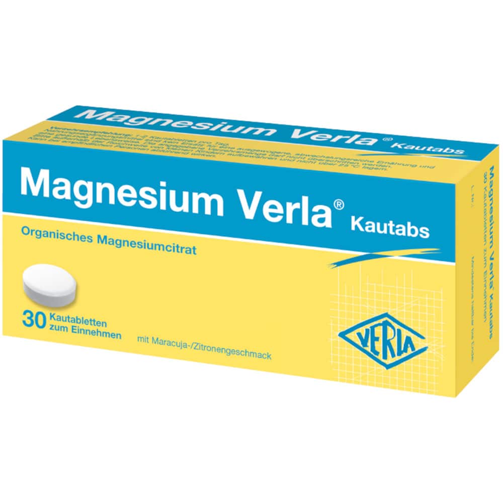 MAGNESIUM VERLA Kautabs 30 St Kautabletten