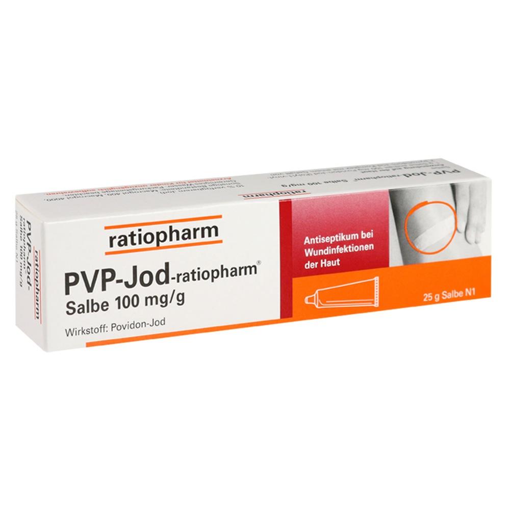 PVP JOD ratiopharm Salbe 25 g Salbe