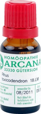 RHUS TOXICODENDRON LM 18 Dilution 10 ml Dilution