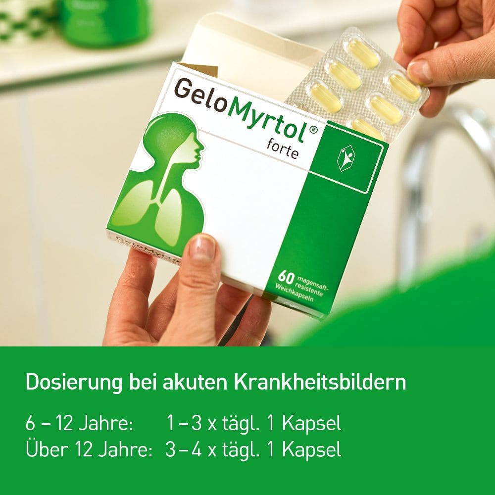 GeloMyrtol forte  60 St Magensaftresistente Weichkapseln
