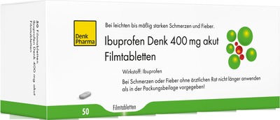 Ibuprofen Denk 400 mg akut 50 St Filmtabletten