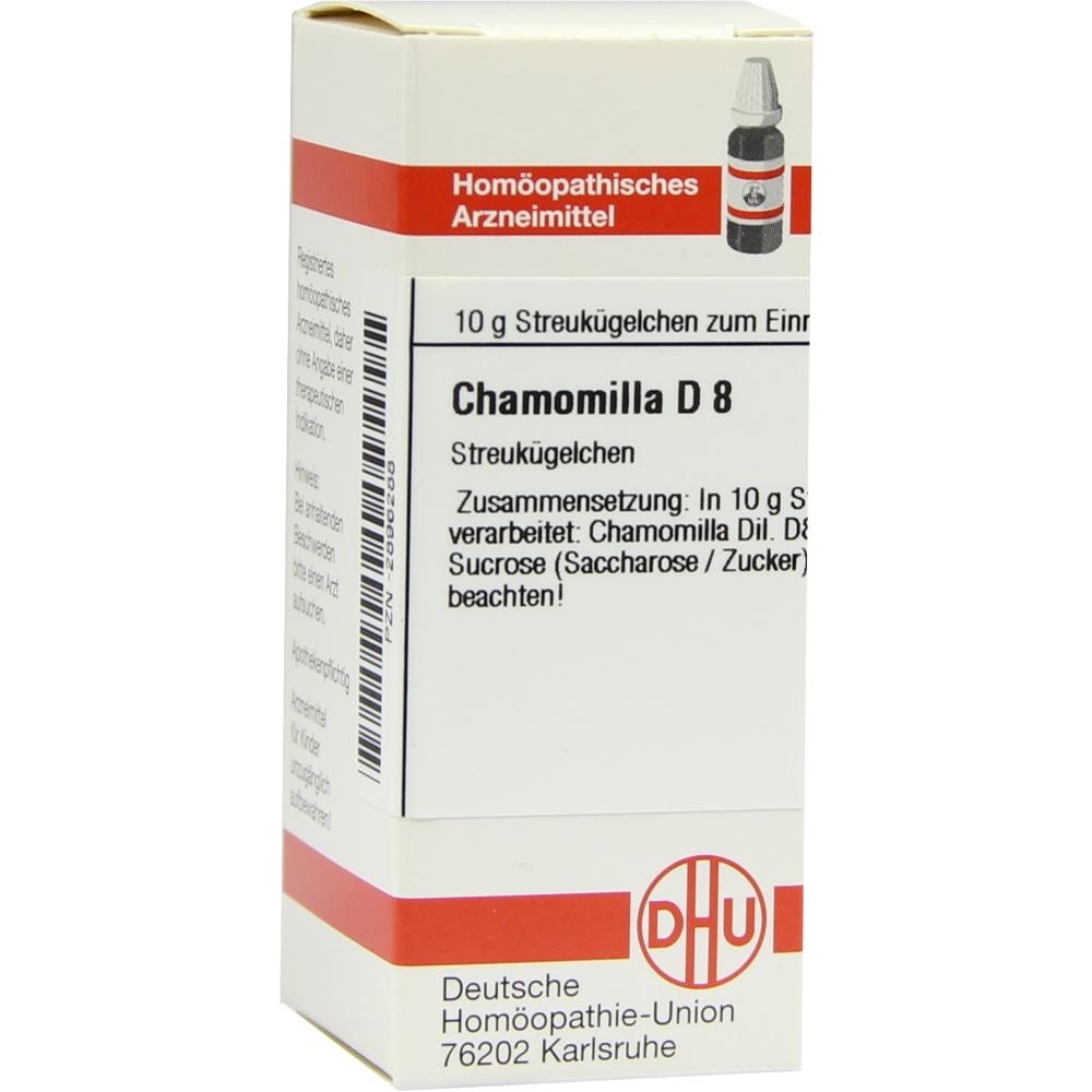 CHAMOMILLA D 8 Globuli 10 g Globuli