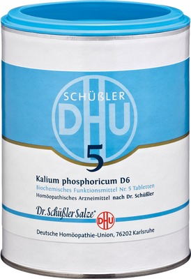 DHU Schüssler-Salz Nr. 5 Kalium phosphoricum D 6 Tabletten 1000 St Tabletten