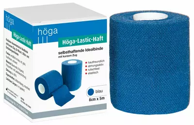 HÖGA LASTIC haft Binde 8 cmx5 m blau 1 St Binden
