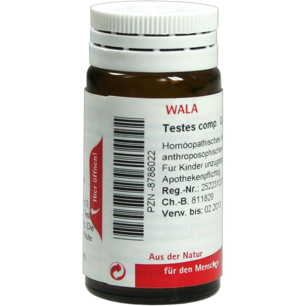 WALA Testes comp. Globuli 20 g Globuli