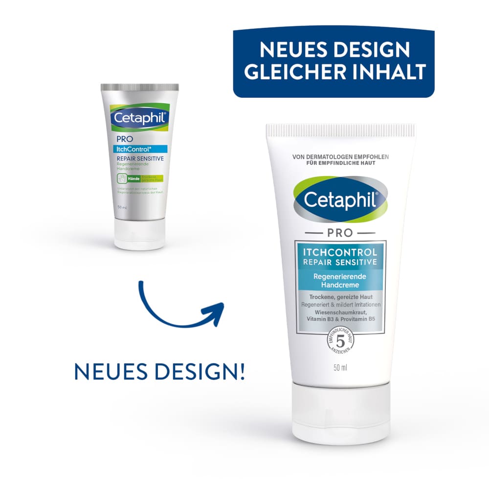 Cetaphil PRO ITCHCONTROL REPAIR SENSITIVE Regenerierende Handcreme 50 ml Creme