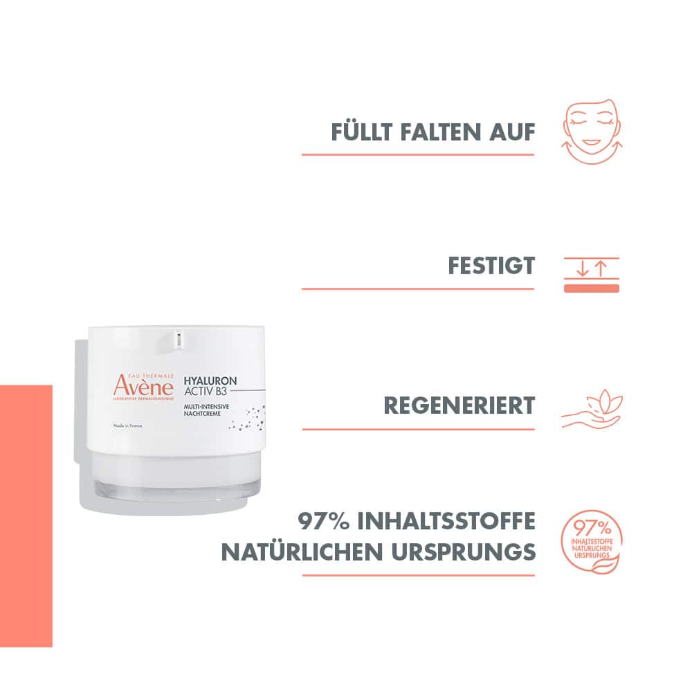 Avène HYALURON ACTIV B3 NACHTCREME 40 ml Creme