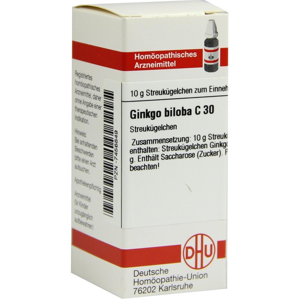 GINKGO BILOBA C 30 Globuli 10 g Globuli