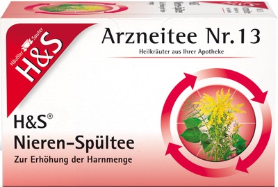 H&S Arzneitee Nieren-Spültee 20X2.0 g Filterbeutel