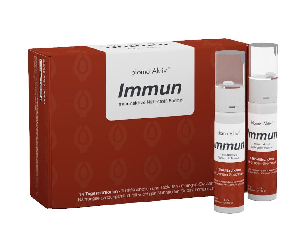 biomo Aktiv Immun Trinkfl.+Tab.14-Tages-Kombi 1 Packung Kombipackung
