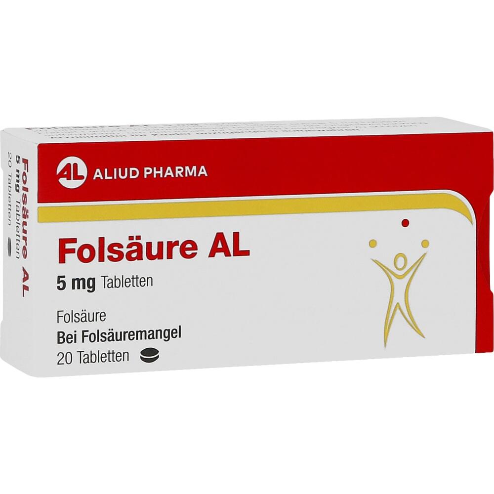 Folsäure AL 5 mg Tabletten bei Folsäuremangel