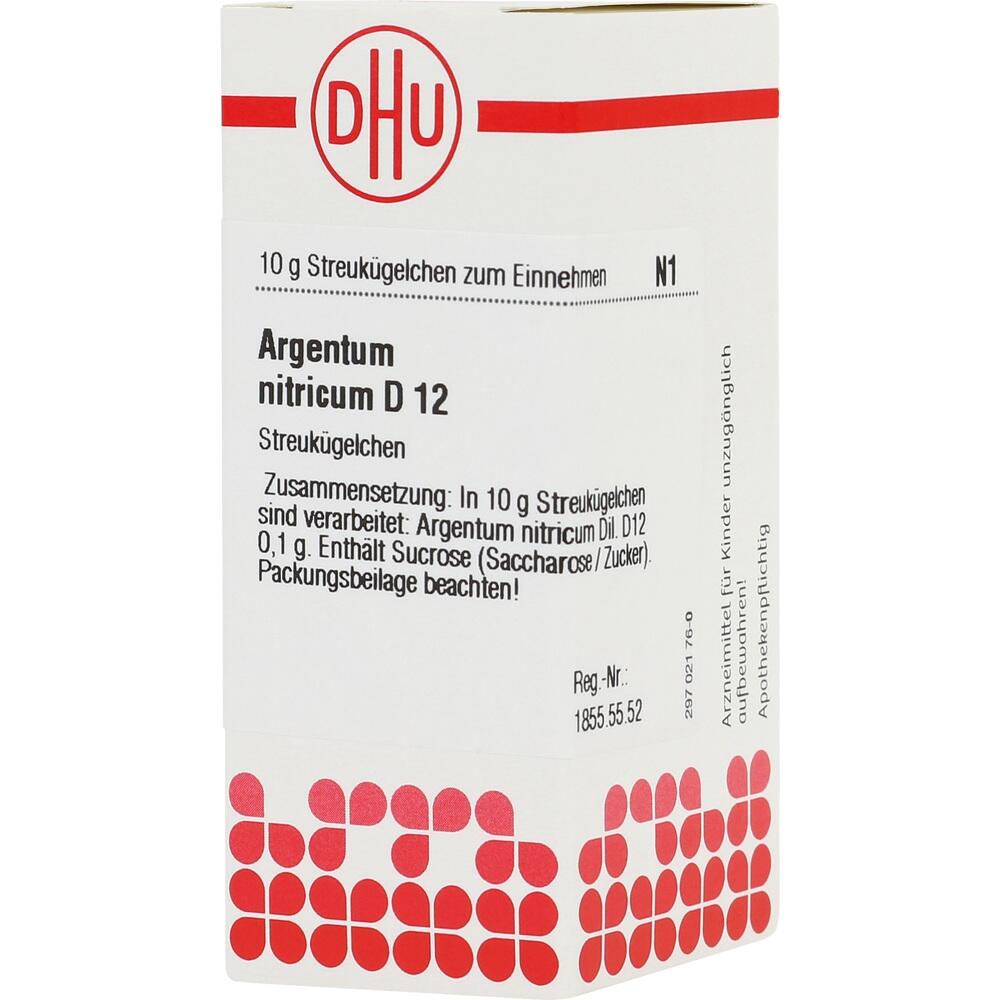 ARGENTUM NITRICUM D 12 Globuli 10 g Globuli