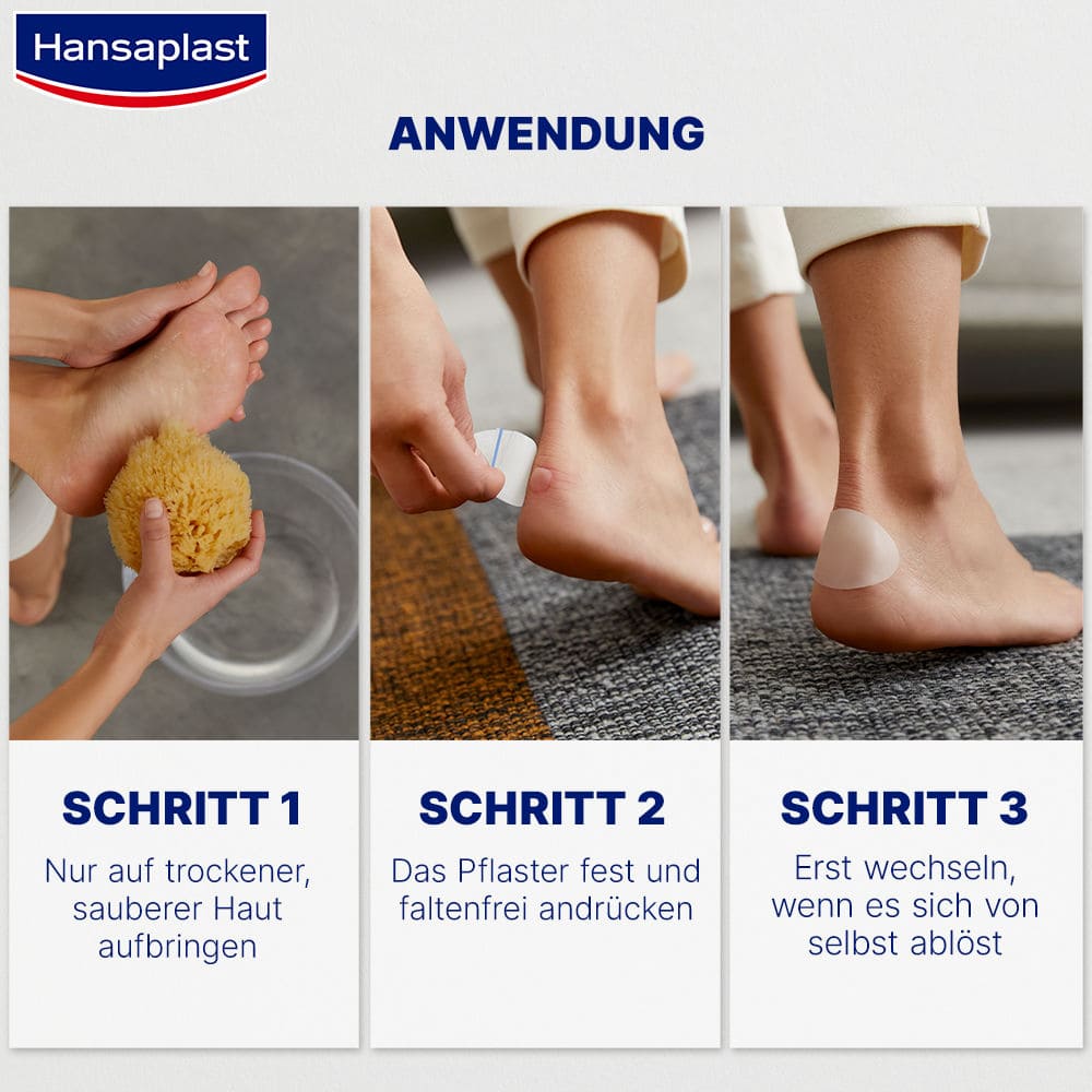 Hansaplast footexpert SOS Mix Pack Blasenpflaster 6 St Pflaster