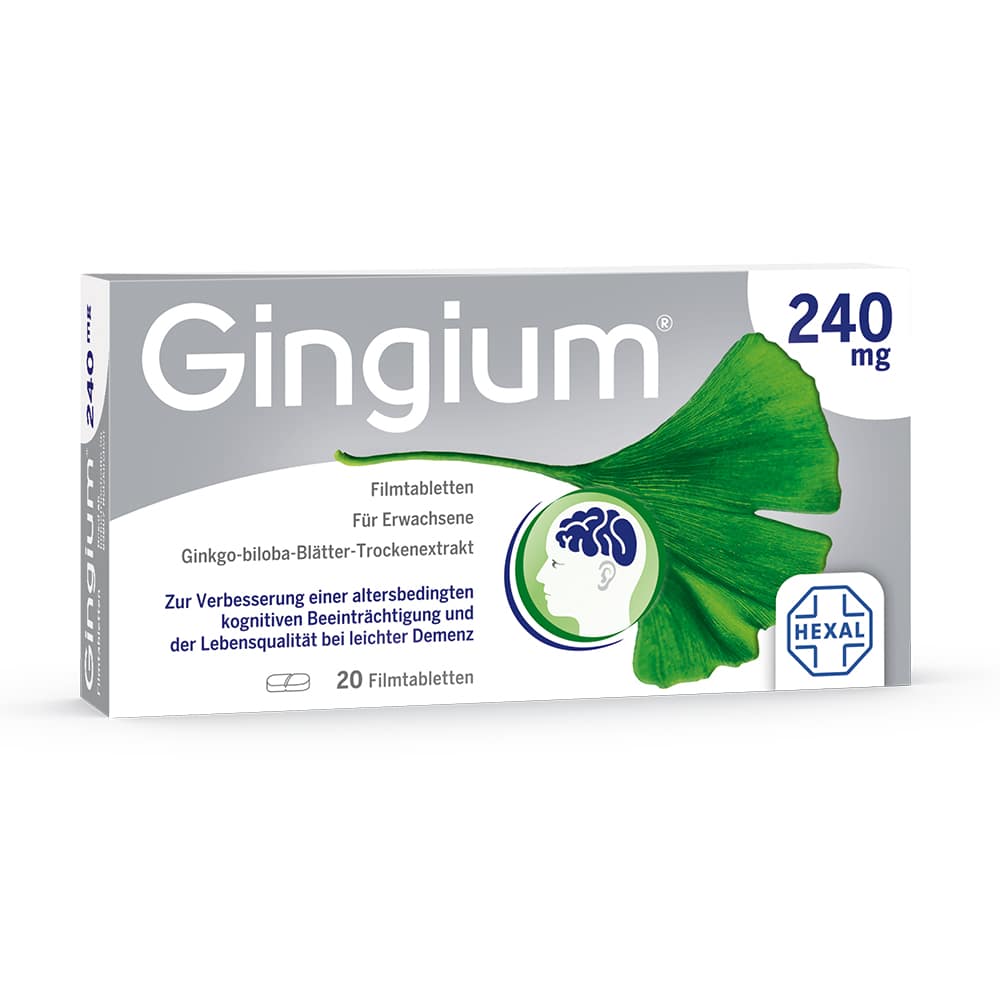 Gingium 240 mg  20 St Filmtabletten
