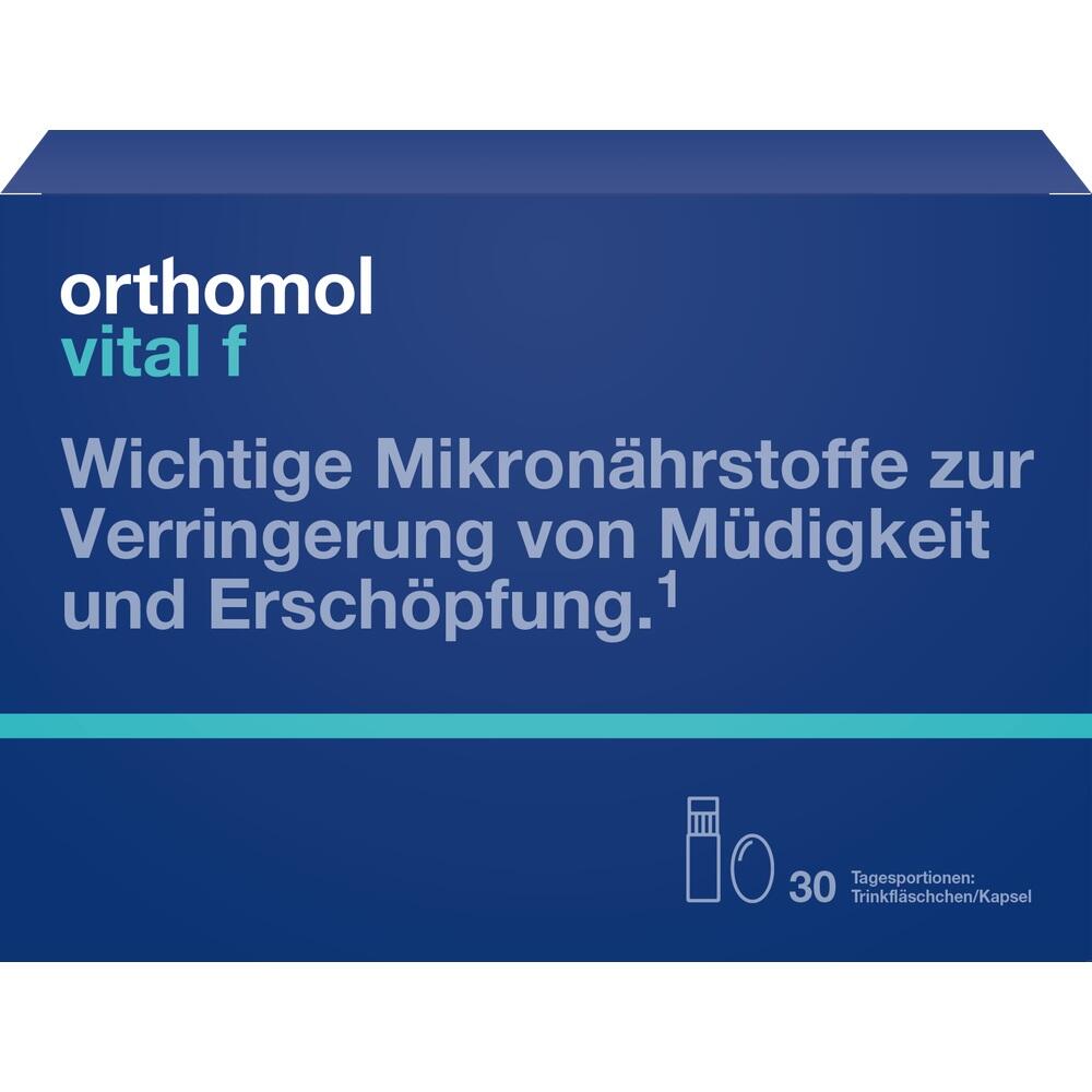 orthomol vital f 30 St Trinkampullen