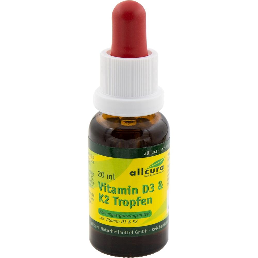 allcura Vitamin D3 & K2 Tropfen 20 ml Tropfen