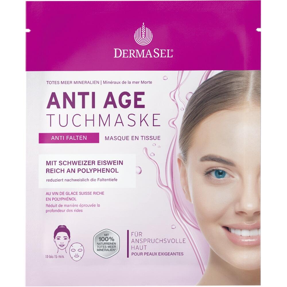 DERMASEL ANTI AGE TUCHMASKE  1 St Gesichtsmaske