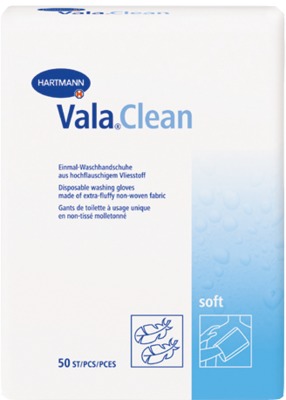 VALACLEAN soft Einmal Waschhandschuhe 50 St
