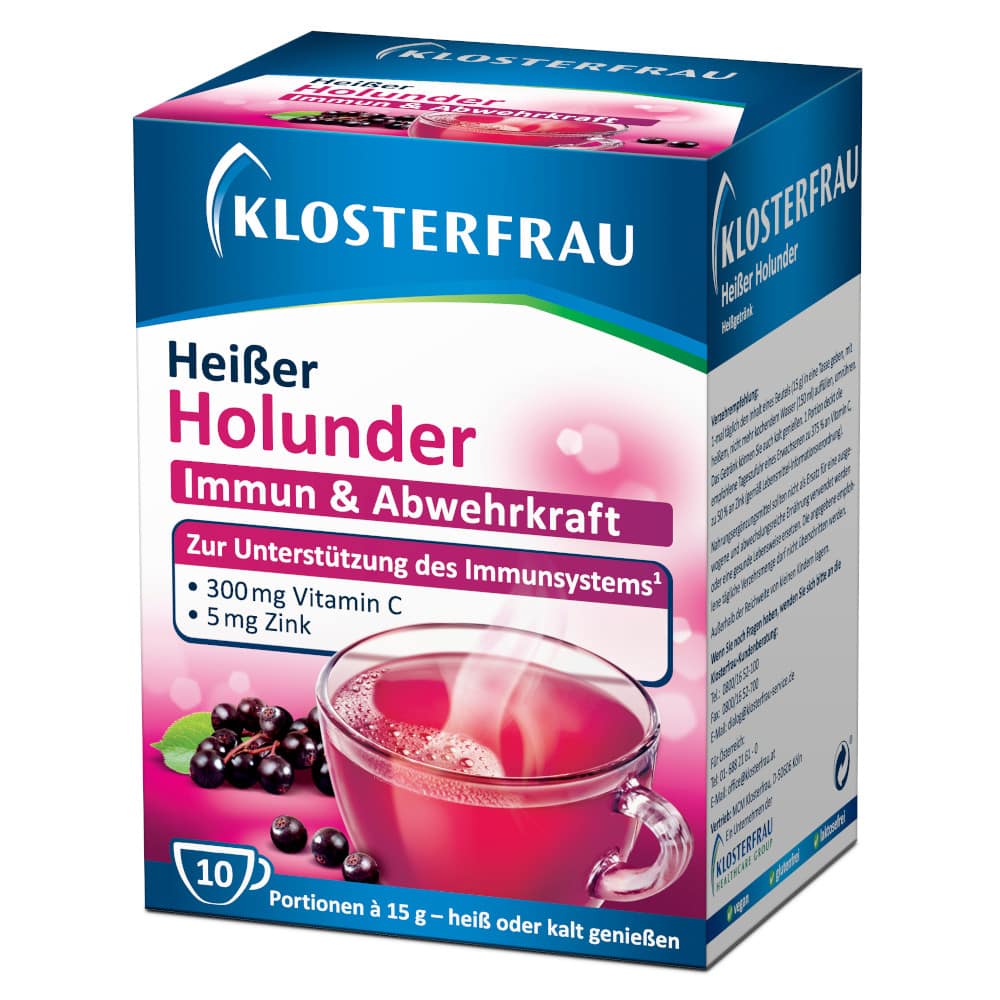 KLOSTERFRAU Broncholind Heißer Holunder Granulat 10X15 g Granulat