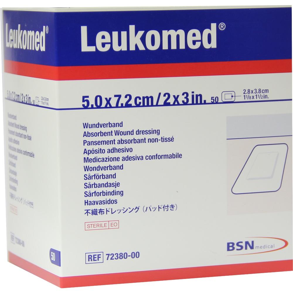 Leukomed Wundverband 7,2 cm x 5 cm steril 50 St Pflaster