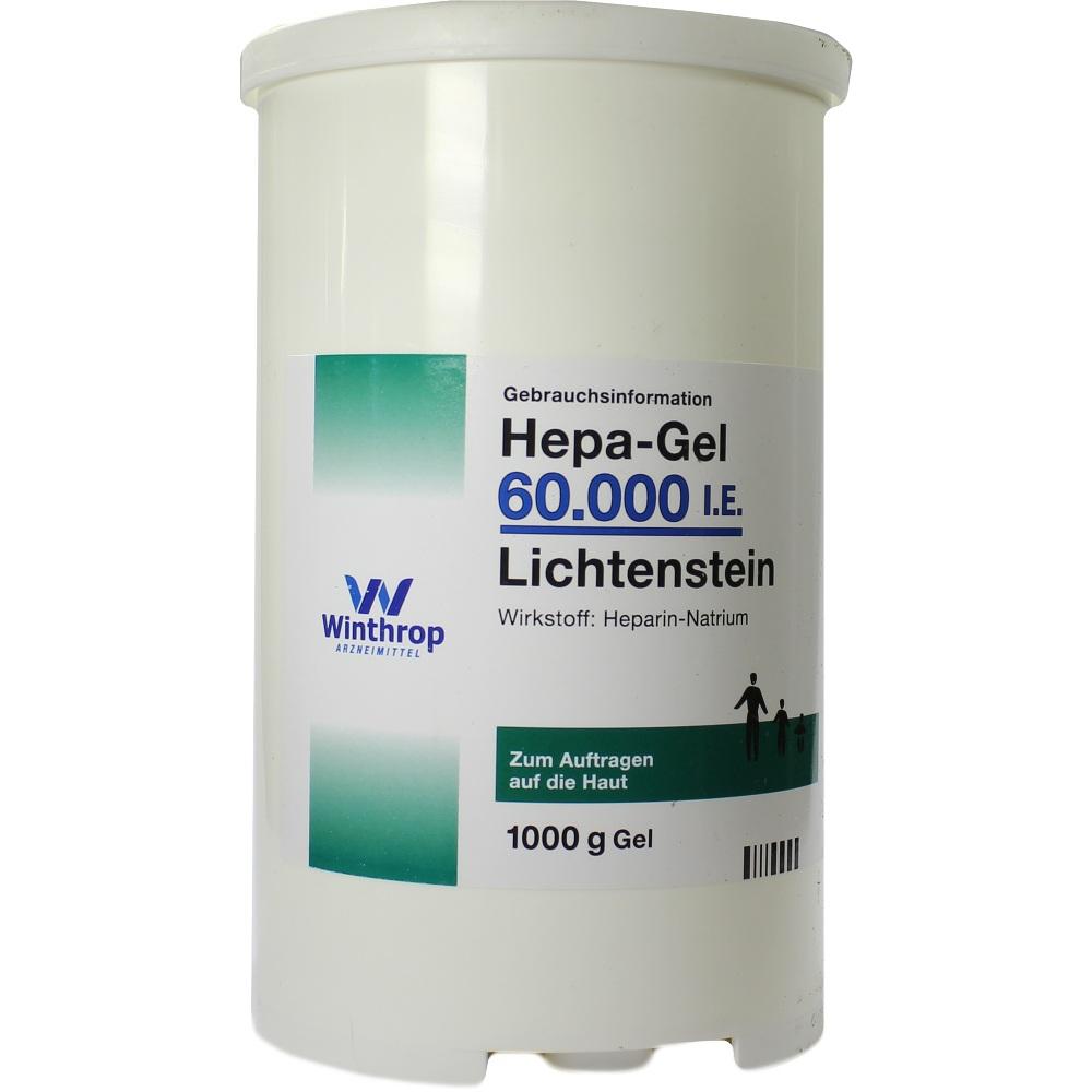 Hepa-Gel 60000 I.E. Lichtenstein 1000 g Gel