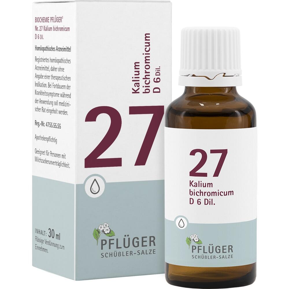 Schüßler-Salz Nr. 27 Kalium bichromicum D6 30 ml Tropfen