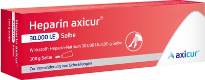 Heparin axicur 30.000 I.E. Salbe  100 g Salbe