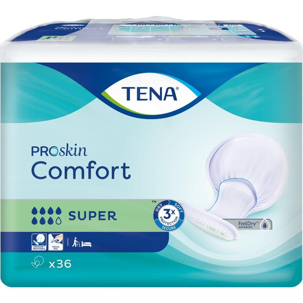 TENA PROskin Comfort SUPER Einlagen  2X36 St