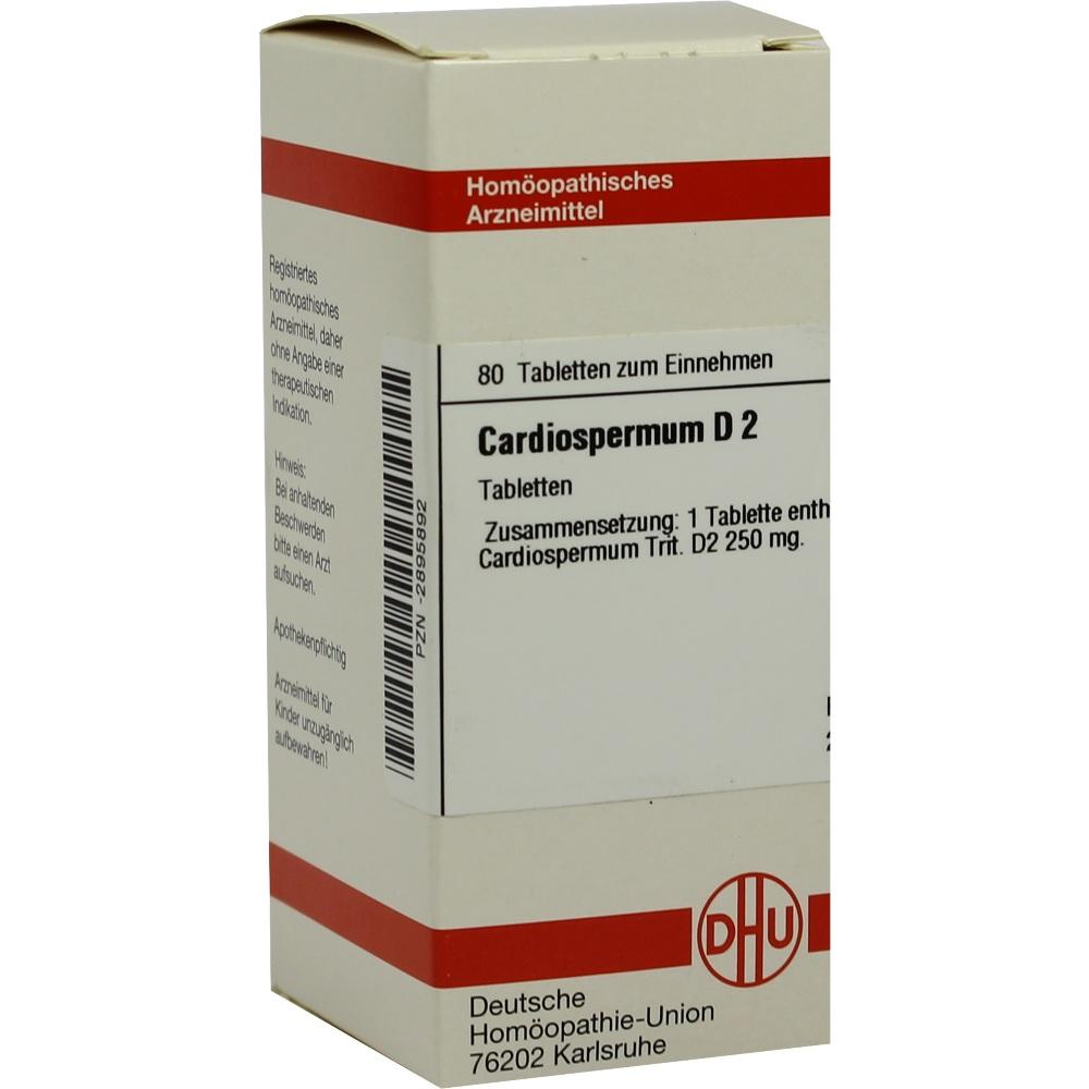 CARDIOSPERMUM D 2 Tabletten 80 St Tabletten