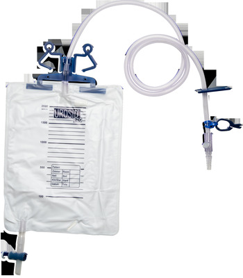 URINDRAINAGESYSTEM ohne Tropfkammer mit Halterung 2 l steril 120 cm 1 St