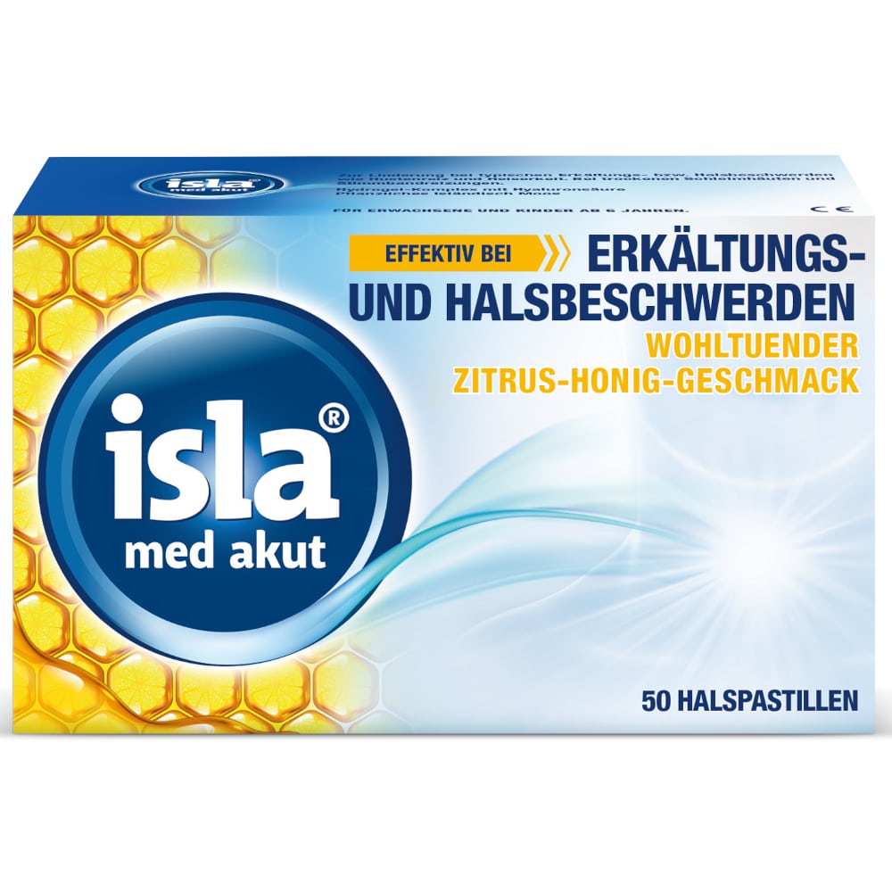 isla med akut Zitrus-Honig 50 St Pastillen