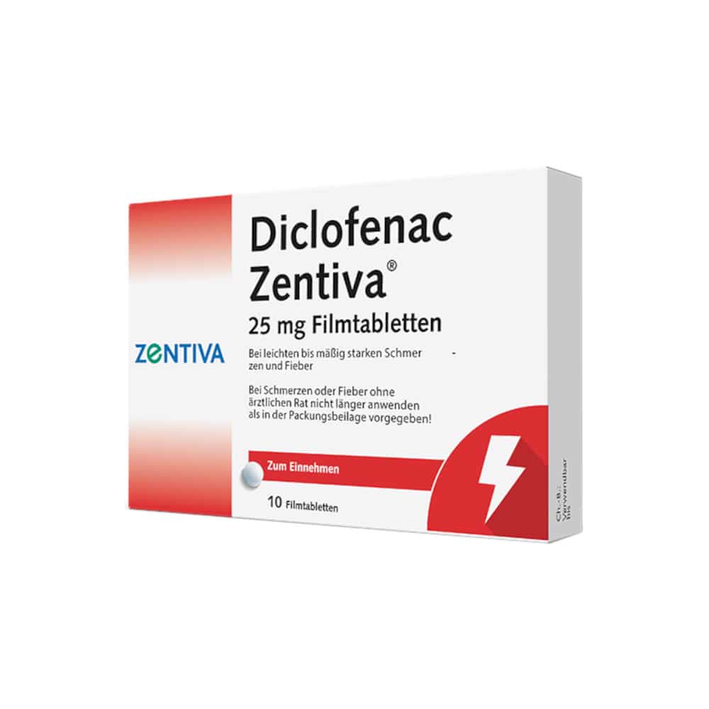 Diclofenac Zentiva 25mg 10 St Filmtabletten