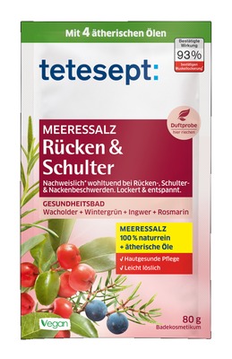 TETESEPT Meeressalz Rücken & Schulter 80 g Salz