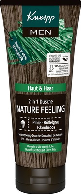 Kneipp MEN Haut & Haar 2in1 Dusche NATURE FEELING 200 ml Duschgel