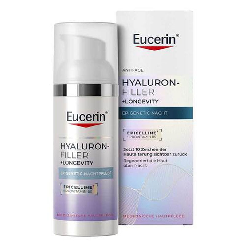 Eucerin HYALURON-FILLER + LONGEVITY EPIGENETIC NACHT +20% sparen* 50 ml Nachtcreme