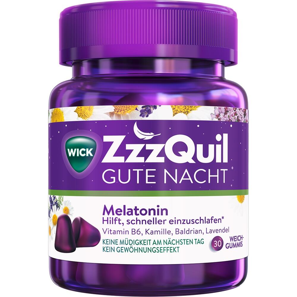 WICK ZzzQuil GUTE NACHT Melatonin Waldfruchtgeschmack 30 St