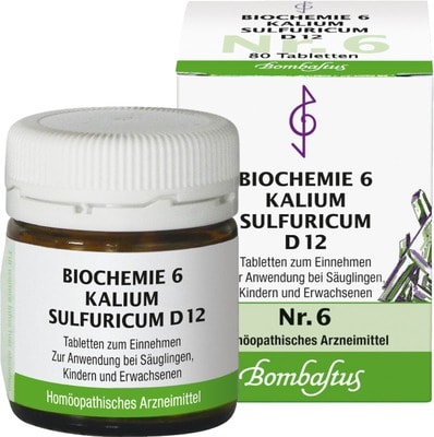 BIOCHEMIE 6 Kalium sulfuricum D 12 Tabletten 80 St Tabletten