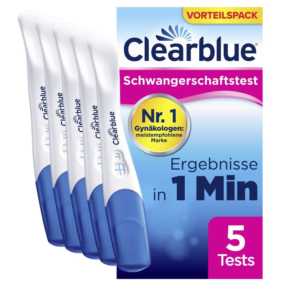 Clearblue Schwangerschaftstest Frühe Erkennung 5 St Test