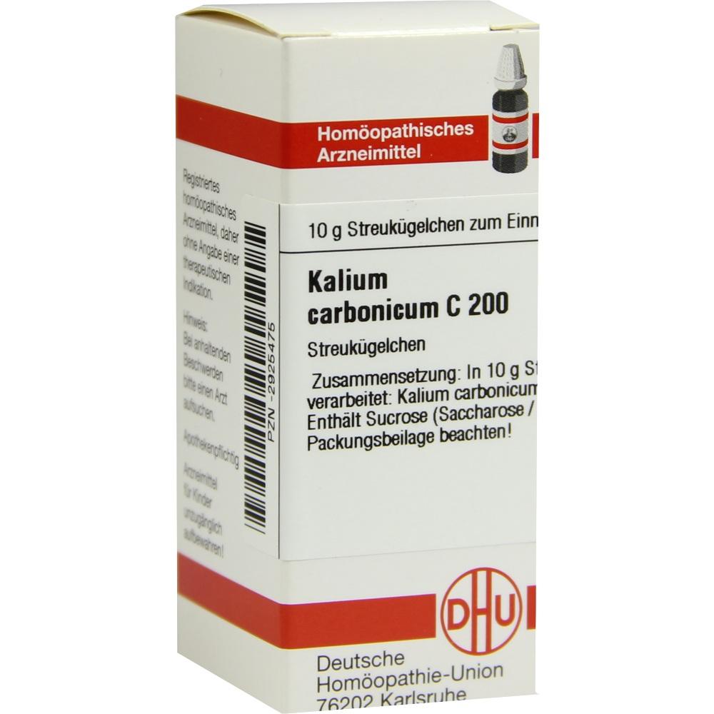 KALIUM CARBONICUM C 200 Globuli 10 g Globuli