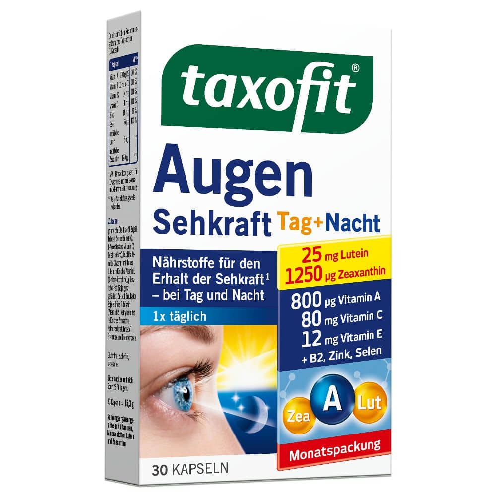 taxofit Augen Sehkraft Tag + Nacht 30 St Kapseln