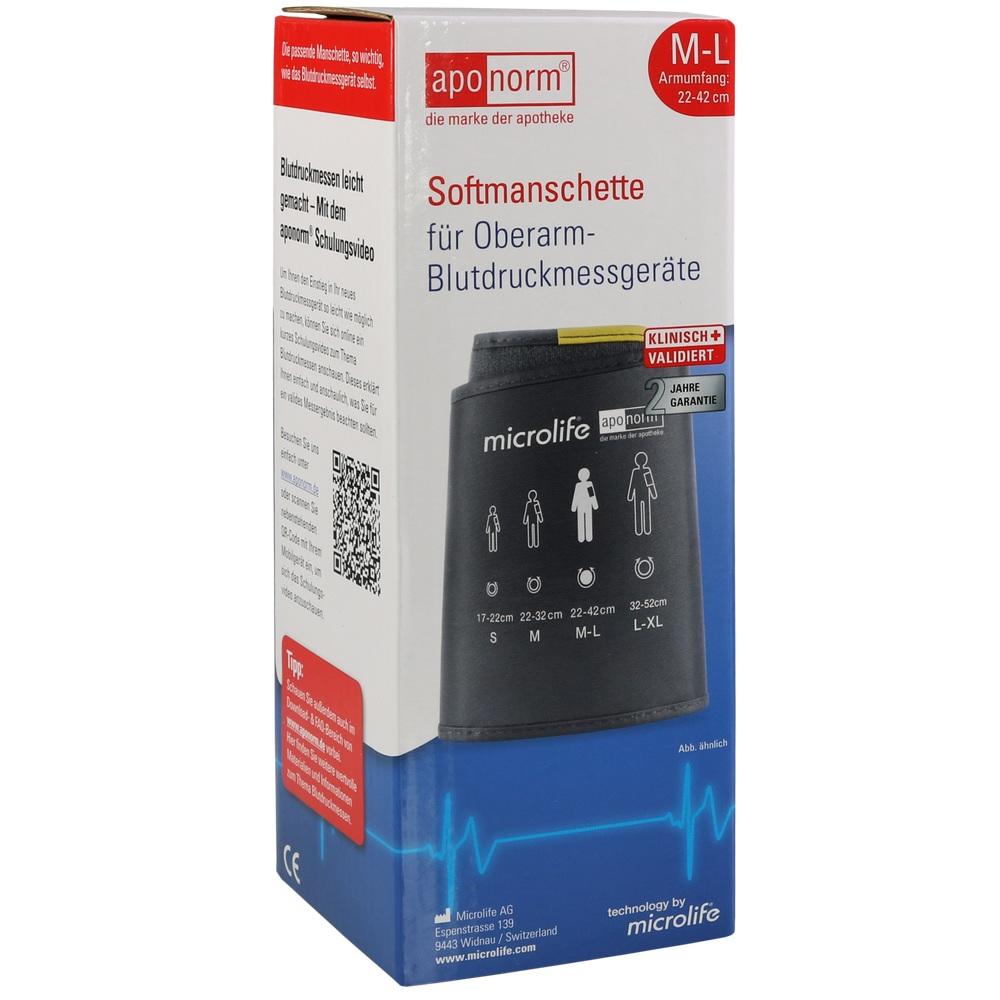 aponorm Oberarmsoftmanschette M-L 22-42 Cm 1 St