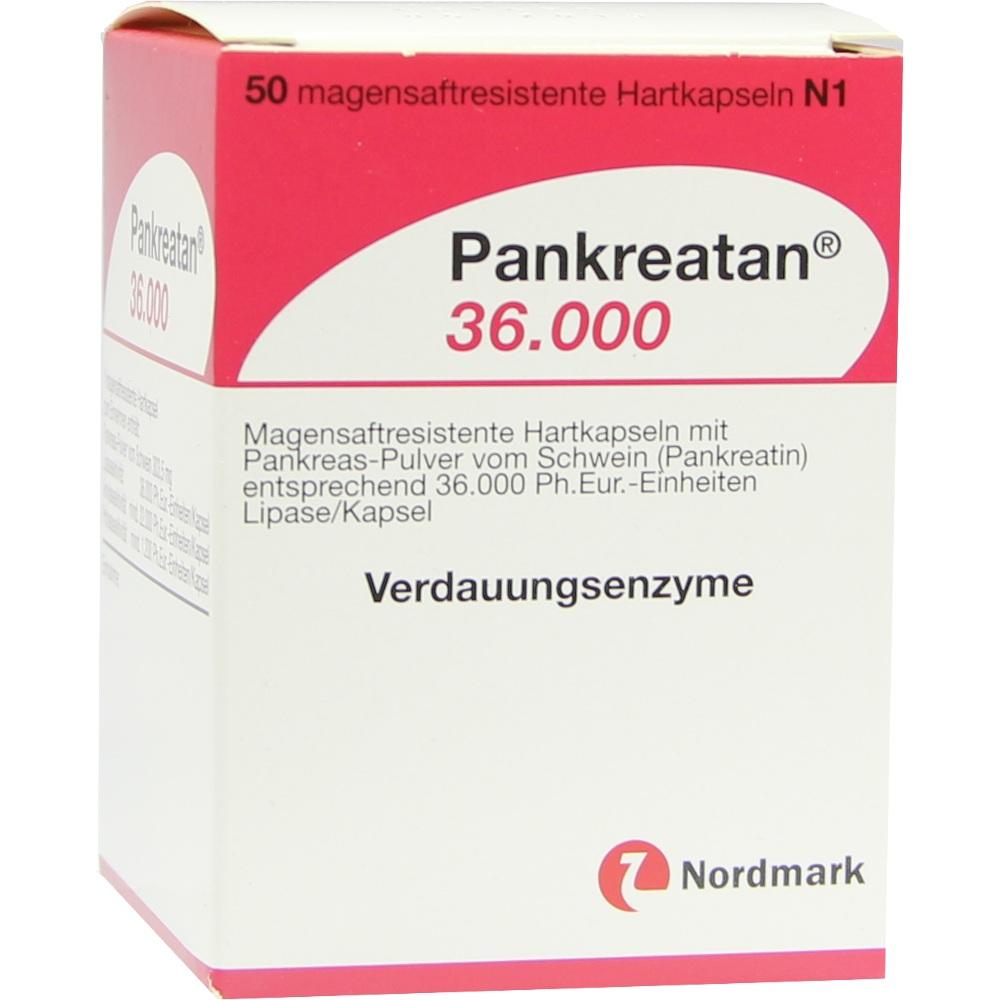 Pankreatan 36000 50 St Magensaftresistente Hartkapseln