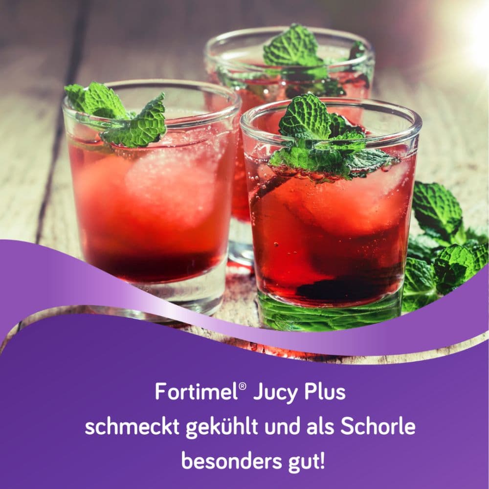 Fortimel Jucy Plus Mango-Ananas-Geschmack 4X200 ml Flüssigkeit