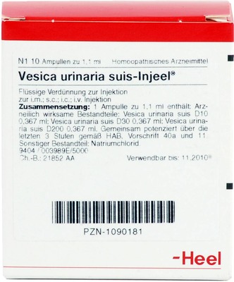VESICA URINARIA suis-Injeel Ampullen 10 St Ampullen