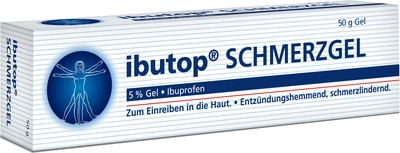 ibutop Schmerzgel 5%, bei Sport- und Alltagsverletzungen wie Prellungen, Verstauchungen oder Zerrungen 50 g Gel
