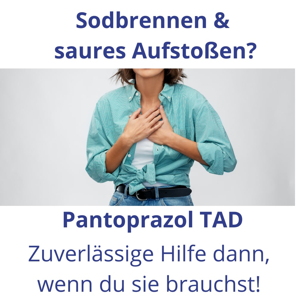 Pantoprazol TAD 20mg bei Sodbrennen 14 St Tabletten magensaftresistent