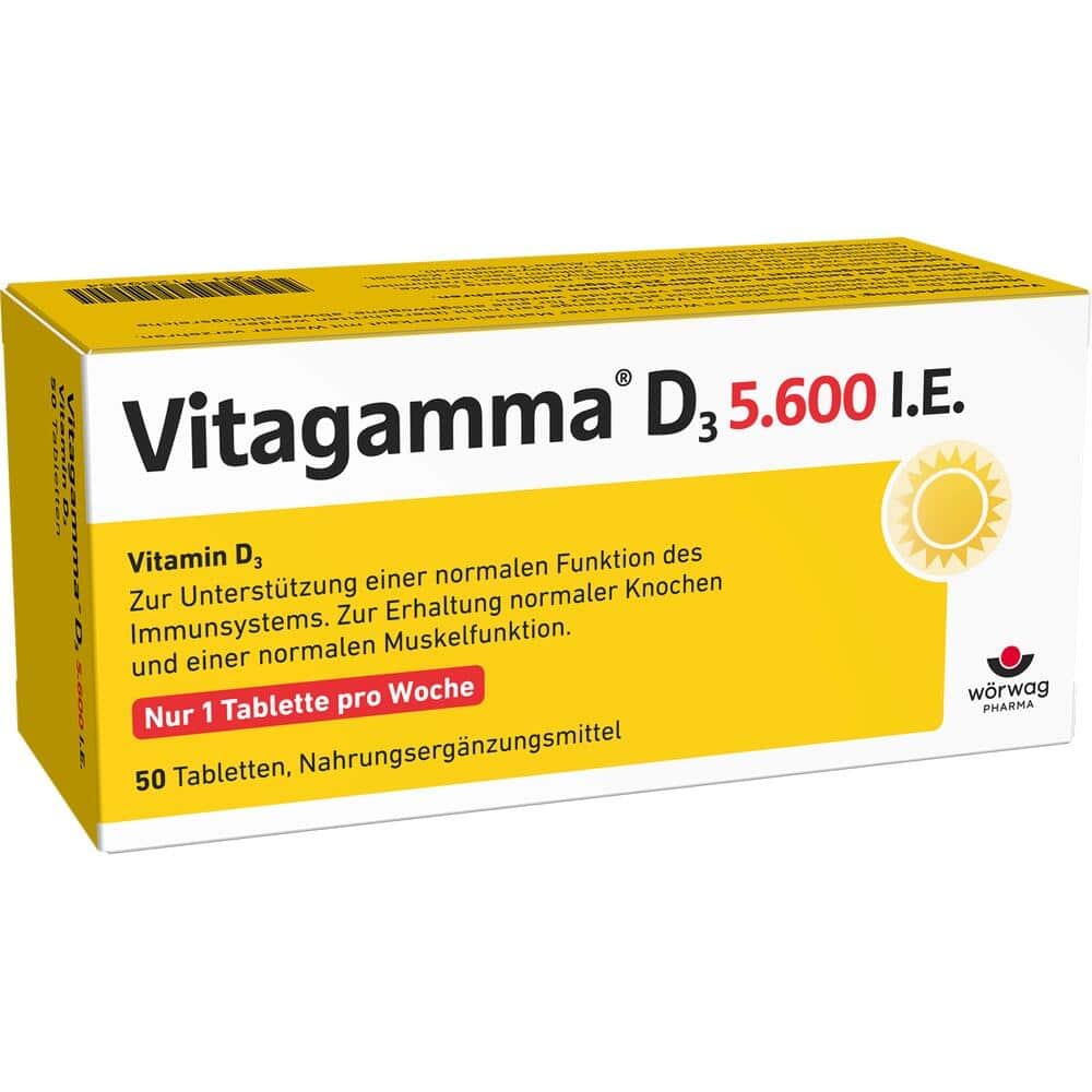 Vitagamma D3 5.600 I.E. 50 St Tabletten