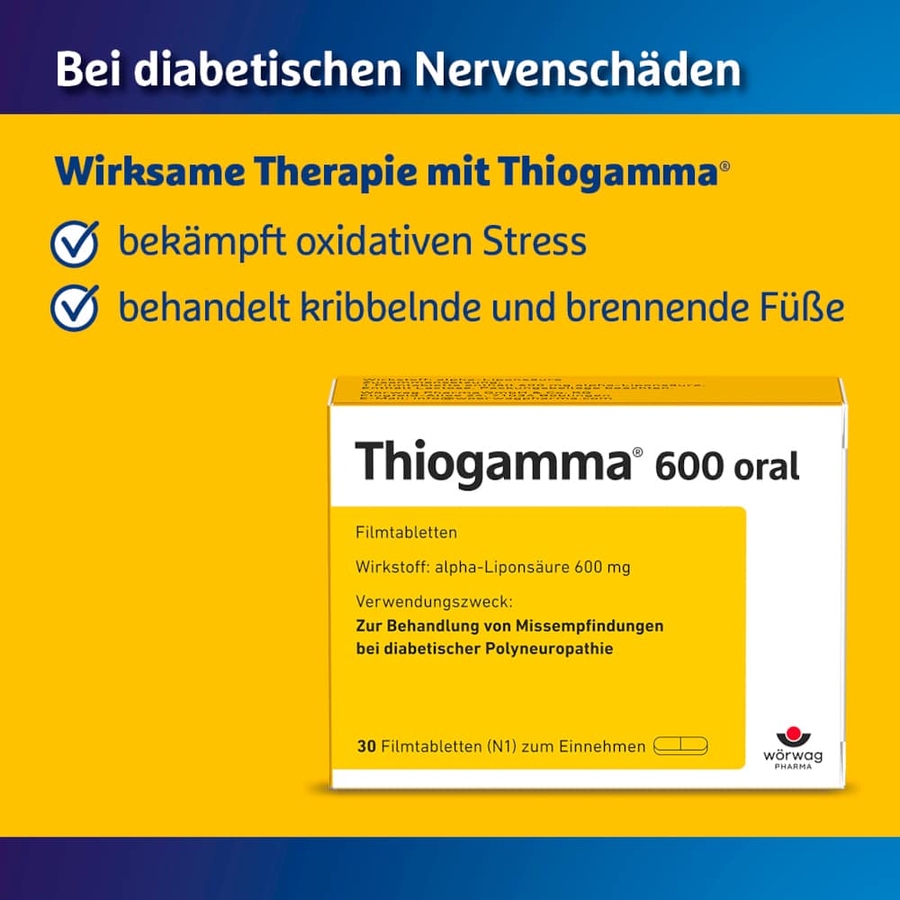 Thiogamma 600 oral 100 St Filmtabletten