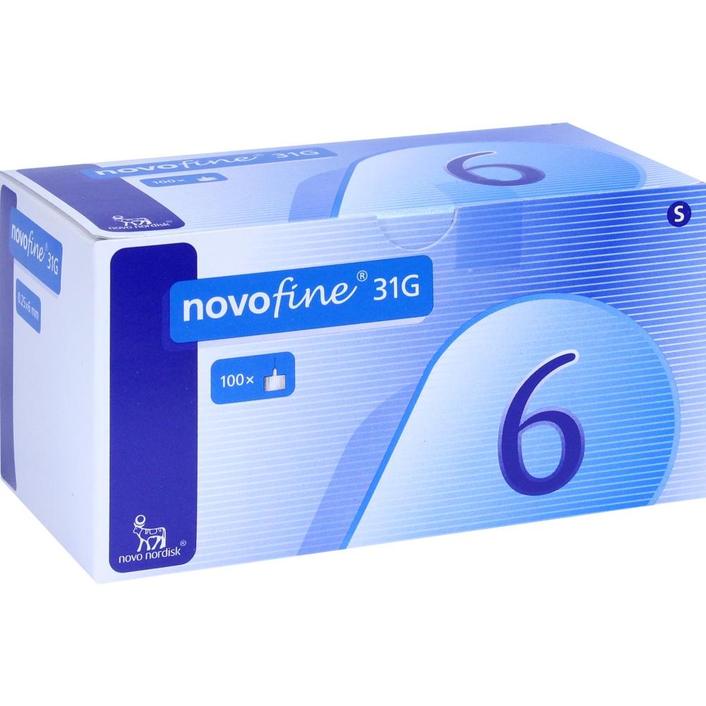 NOVOFINE 6 Kanülen 0,25x6 mm 100 St Kanüle