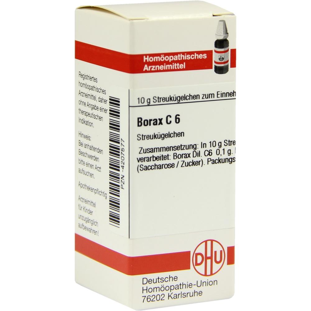 BORAX C 6 Globuli 10 g Globuli